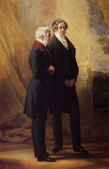 Franz Xavier Winterhalter : Arthur Wellesley 1st Duke of Wellington with Sir Robert Peel
